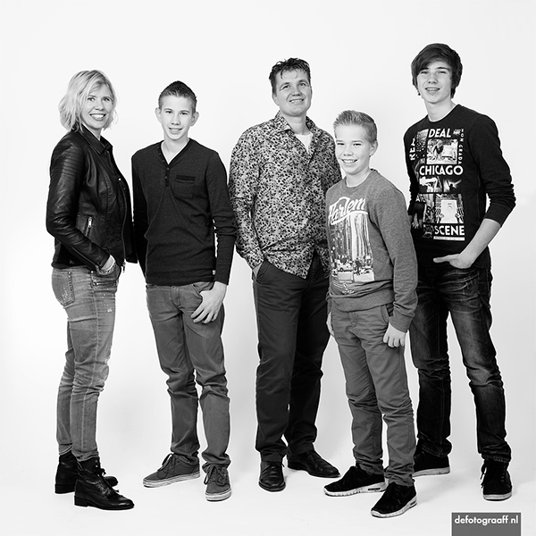 Studiofotografie voorbeeld fotosessie gezin