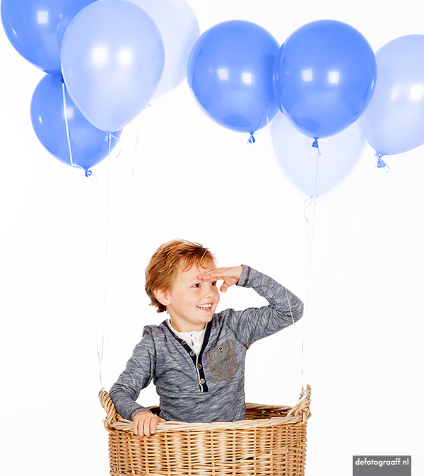 Studiofotografie voorbeeld fotosessie kinderen creatief